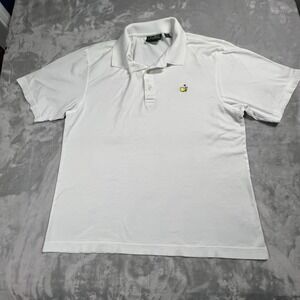 Amen Corner Mens L Golf Polo Masters 60s 2 Ply Double Mercerized Pima Cotton